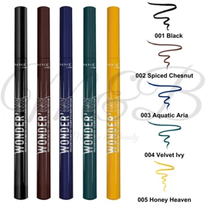 Rimmel Wonder'Ink Precision Smudge Proof Eyeliner Waterproof *CHOOSE SHADE* - Picture 1 of 14