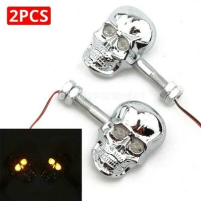 2.5" Mini Aluminum LED Turn Signals for Yamaha V Star 650 1100 1300  Classic - Imagem 1 de 4