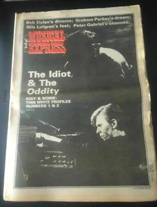 NEW MUSICAL EXPRESS DAVID BOWIE IGGY POP  12/3/1977 - Imagen 1 de 3