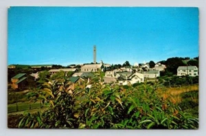 Provincetown Massachusetts Bird's Eye View, Monument Postcard - Picture 1 of 2