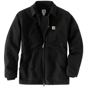 Carhartt Loose Fit Washed Duck Sherpa-Lined Coat LARGE OC4293-M - Picture 1 of 6