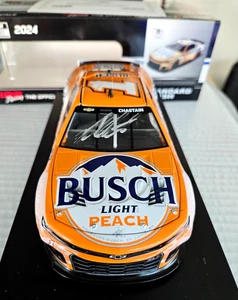 2024 Ross Chastain #1 Busch Light Peach Autographed 1/24 Nascar - Picture 1 of 11