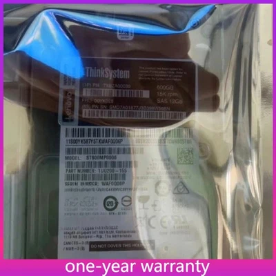 NEW Lenovo 00YK028 7XB7A00039 600GB 15K 3.5"SAS 12G Server HDD Hard Drive - Image 1 of 4
