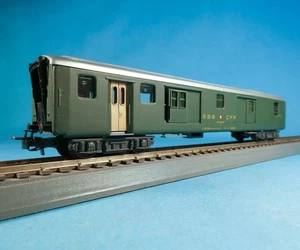 VAGÓN DE EQUIPAJE HAG SWISS H0 410 SBB - 1956-en CAJA 405- DETALLE INCREÍBLE - Imagen 1 de 7