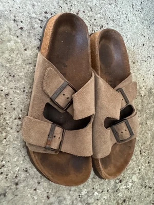 Womens Betula sandal size 8 M tan with straps slip on - Image 1 of 4