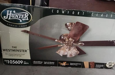  flush mount ceiling fan with light - Image 1 of 4