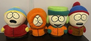 "Juego de peluche South Park Cartman Kenny Kyle Stan 1998 comedia central vintage 7""" - Imagen 1 de 6