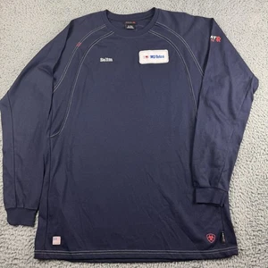 Camisa Ariat FR Para Hombres XL Alta Azul Marino Resistente al Fuego CAT 2 Manga Larga Ropa de Trabajo - Imagen 1 de 13