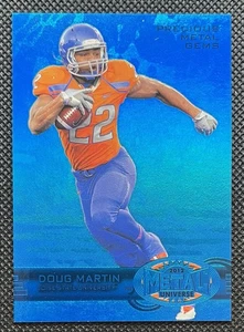 2013 Fleer Retro Doug Martin Precious Metal Gems Blue PMG #/50 Boise State - Picture 1 of 2