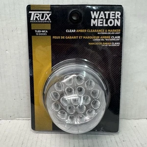 Trux Watermelon LED Clear Amber with Reflector Cup & Lock - 19 Diodes - Picture 1 of 2