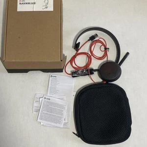 NEW! Poly Blackwire 5200 Series 5210 USB Monoaural Headset - Black - Picture 1 of 8