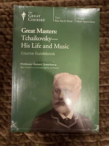 New The Great Courses Great Masters : Tchaikovsky Life Music 2 Disc & Guidebook - Imagen 1 de 2