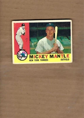 Mickey Mantle 1960 Topps # 350 Foto 1 de 2