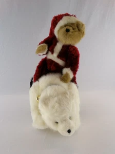 WEIHNACHTSJUNGEN BÄREN REITEN EISBÄR PLÜSCH 17 ZOLL HOCH - 16 ZOLL LANG 2006 - GEBRAUCHT, IN EINWANDFREIEM ZUSTAND - Bild 1 von 24