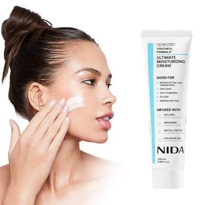 ALLUCANFIND NIDA Ultimate Moisturizing Facial Cream Daily Skin Care Repairing Pores Redness