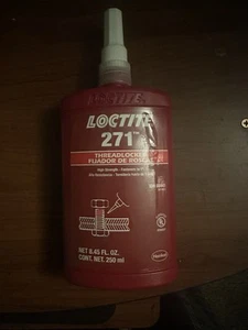 Loctite 271 250mL High Strength Threadlocker 8.45oz EXP 04/2026 27141 88441 - Picture 1 of 2