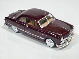 1949 FORD COUPE BURGUNDY 1/24 DIECAST MODEL CAR BY MOTORMAX 73213 - Picture 1 of 12