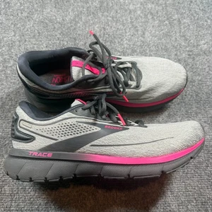 Scarpe da corsa Brooks Trace 2 ammortizzate atletiche grigio rosa donna taglia 9,5 - Foto 1 di 11