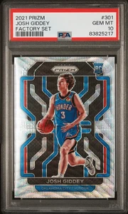 2021 Panini Prizm Factory Set Josh Giddey #301 PSA 10 - Bild 1 von 2