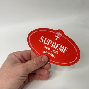 Supreme Sticker "Crest" rot (FW24) Sammlerstück Aufkleber Vinyl - Bild 1 von 2