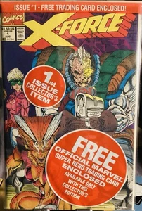X-Force, Vol 1, #1 Polybeutel mit Sammelkarte! 1. Solo Serie der X-Force🔑 - Bild 1 von 8