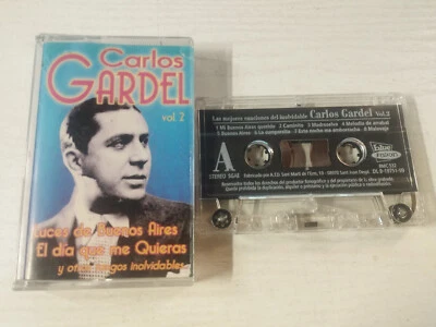 CARLOS Gardel Vol 2 Tangos Las Mejores canciones salidas 1999 - Cinta Cassette Foto 1 de 3