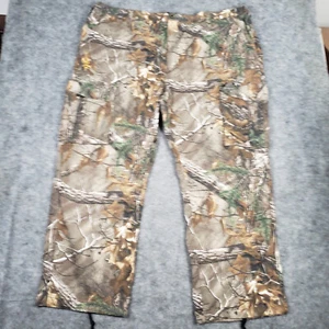 Realtree Camo Pants Mens 3XLarge (48-50) Cargo Stretch Waist Hunting - Picture 1 of 10