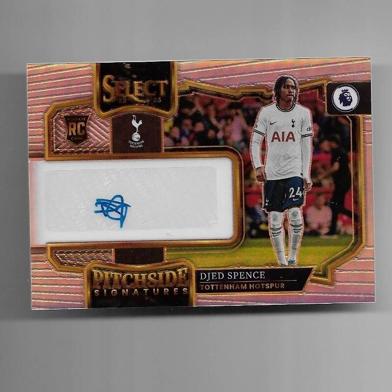 2022-23 Panini Select PL Pitchside Signatures Auto Card: Djed Spence - Image 1 of 3
