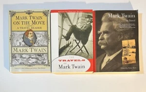 Lot Of 3 Mark Twain Books on Travel Perfect Terry Mort On The Move The Travels - Picture 1 of 11