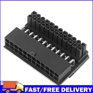 ATX 24Pin Female to 24Pin Male Connector 90 Degree Motherboard Power Adapter - Afbeelding 1 van 12