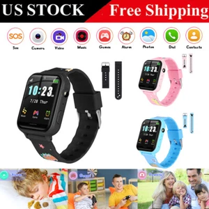 Wasserdichte Kinder Smart Watch Anti-Lost Safe GPS Tracker SOS Alarm Kamera Anruf - Bild 1 von 18