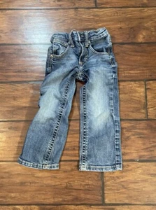 Wrangler 20X Boys Jeans Size 4 Slim Bootcut Adjustable Waist Dark Wash - Picture 1 of 7