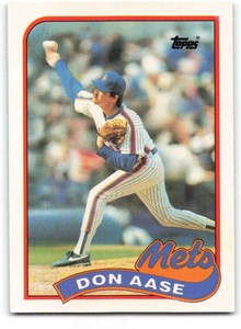 1989 Topps Traded #1T Don Aase NM-MT Mets