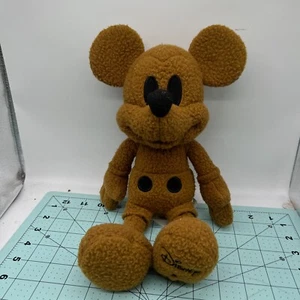 Disney x AE Special Edition Mickey Mouse Brown Fleece Stuffed Animal Preowned - Picture 1 of 12