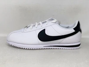 Nike Cortez Leather 'Panda Black' White Sneakers, Size 5.5Y / 7W BNIB DM0950-108 - Picture 1 of 8