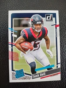 2023 Donruss Rated Rookie Tank Dell Houston Texans RC #341 - IN MANO - Foto 1 di 1