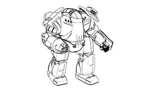 Ursus II | CGL Battlemech scala 1:265 | Battletech miniatura - Foto 1 di 1