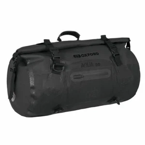 Waterproof Motorcycle Luggage > Oxford Aqua T50 Roll Top Bag Luggage - Black - Picture 1 of 3