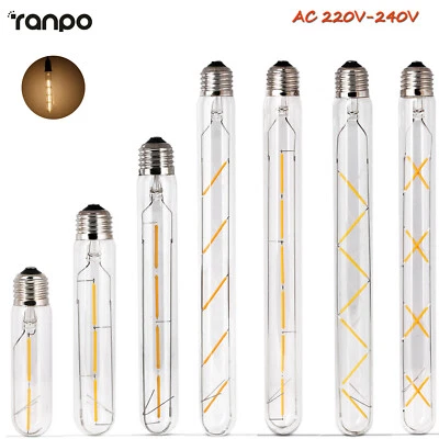 220V E27 2W 4W 6W 8W T30 Retro Vintage LED Edison Glühlampen Warmweiß Glaslampe - Bild 1 von 4