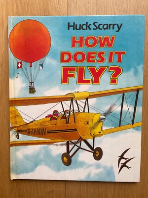 How Does it Fly by Huck Scarry 1985 1st UK Edition HB SCARCE Vintage - Image 1 of 4