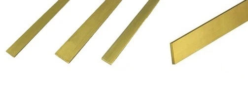 Латунная плоская планка 260 дюймов толщина 0,093 дюйма ширина 4,0 дюйма длина 36 дюймов - Изображение 1 из 1