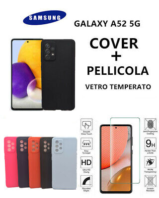 Cover Morbida Custodia Silicone Tpu Opaca Pre Samsung Galaxy A52 4G/5G/A52S • 5.42€