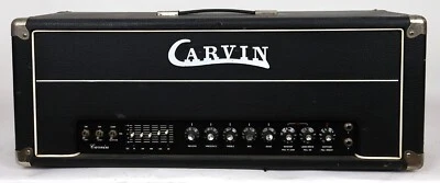 Cabezal amplificador de guitarra de tubo Carvin X-100 con pedal FS-36 Foto 1 de 4