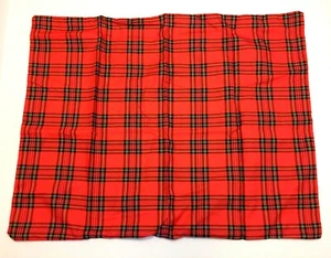 Ambesonne Retro Pillow Sham Decorative Pillowcase 26" x 20" Plaid Red Green - Picture 1 of 6