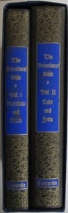 Bible study - The  Devotional Bible - Vols 1 & 2 - Concordia - HB -boxed - 1948 - Picture 1 of 2