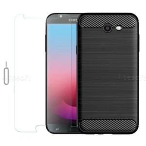 Displayschutzfolie klar + gebürstet Case Cover für Samsung Galaxy J7 Sky Pro S727VL - Bild 1 von 1