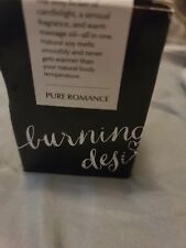 Pure Romance Burning Desire Soy Massage Oil Candle