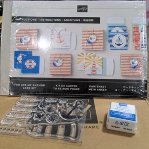 Stampin Up DU BIST MEIN ANKER Papierkürbis Komplettset Neu unbenutzt  - Bild 1 von 5