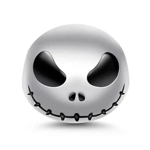 925 Sterling Silber genäht Totenkopf Charm für Frauen Armband Halloween Nacht Geschenk - Bild 1 von 1
