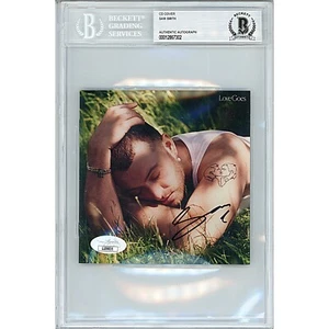 Sam Smith signierte CD Love Goes Album Cover Booklet Beckett Platte JSA Musik Auto - Bild 1 von 6